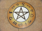 miroir avec pentacle