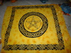 Plaid pentacle celtique