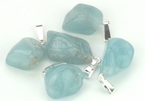 pendentif en aquamarine