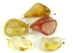 Pendentif en quartz rutile