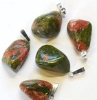 pendentif en unakite